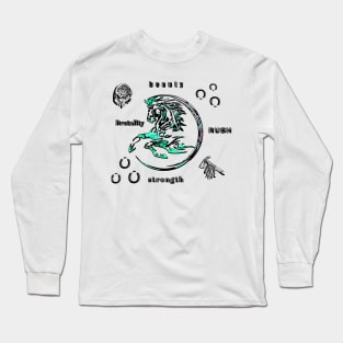 native american Best Gift Indian Tools Power Horses Long Sleeve T-Shirt